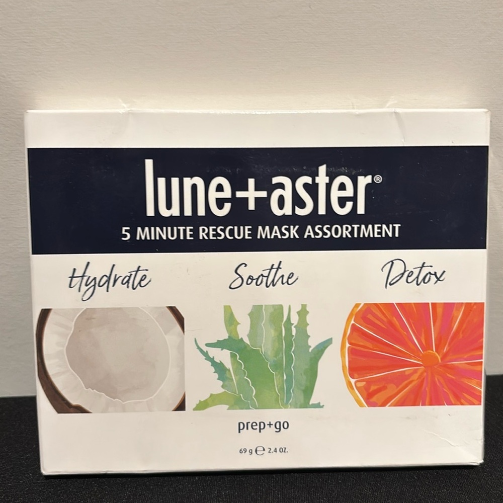 Lune + Aster 3pk of 5min rescue masks assortment 🆕